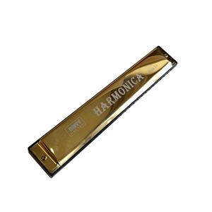 ساز دهنی مدل هارمونیکا 24 سوراخ طلایی Harmonica 24-hole -اسباب بازی